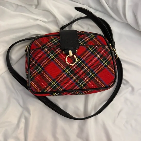 EUC Talbots Tartan Plaid Crossbody Bag - Picture 2 of 10